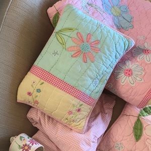 Twin Girls Bedding Set Pottery Barn Daisy Garden
